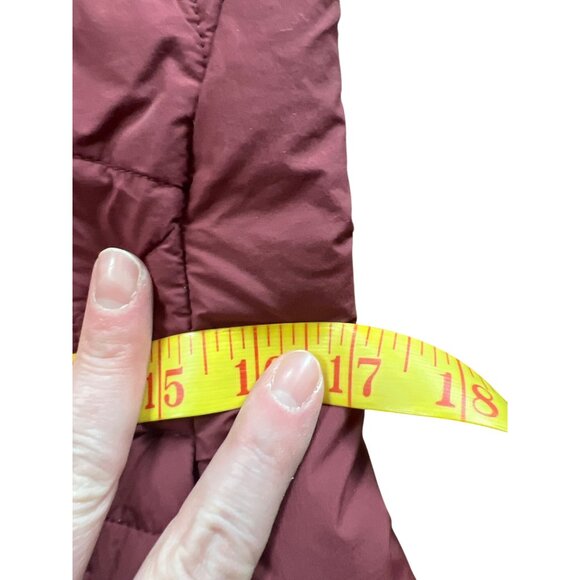 Duluth Trading  Agiloft Womens Bran Coat Quilted  Bomer Jacket S Red/Maroon - Picture 6 of 7